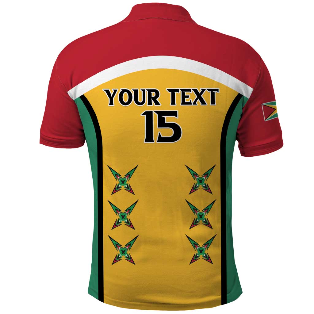Custom Guyana Cricket Polo Shirt Come On Amazon Warriors
