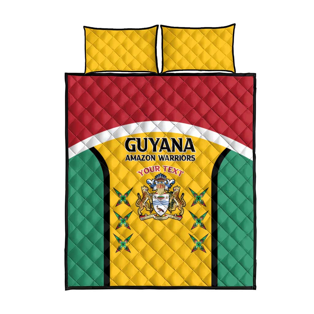 Custom Guyana Cricket Quilt Bed Set Come On Amazon Warriors