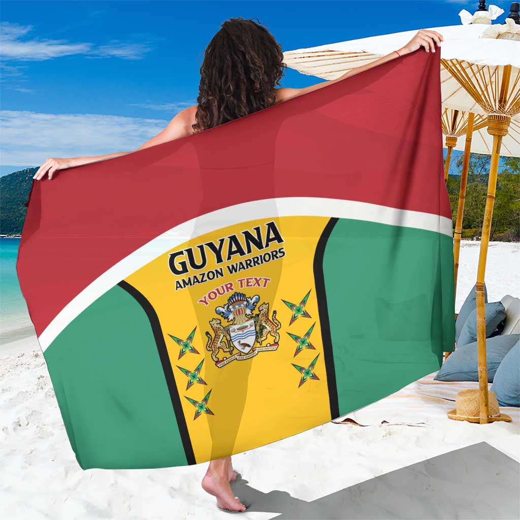 Custom Guyana Cricket Sarong Come On Amazon Warriors