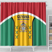 Custom Guyana Cricket Shower Curtain Come On Amazon Warriors