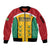 Custom Guyana Cricket Sleeve Zip Bomber Jacket Come On Amazon Warriors