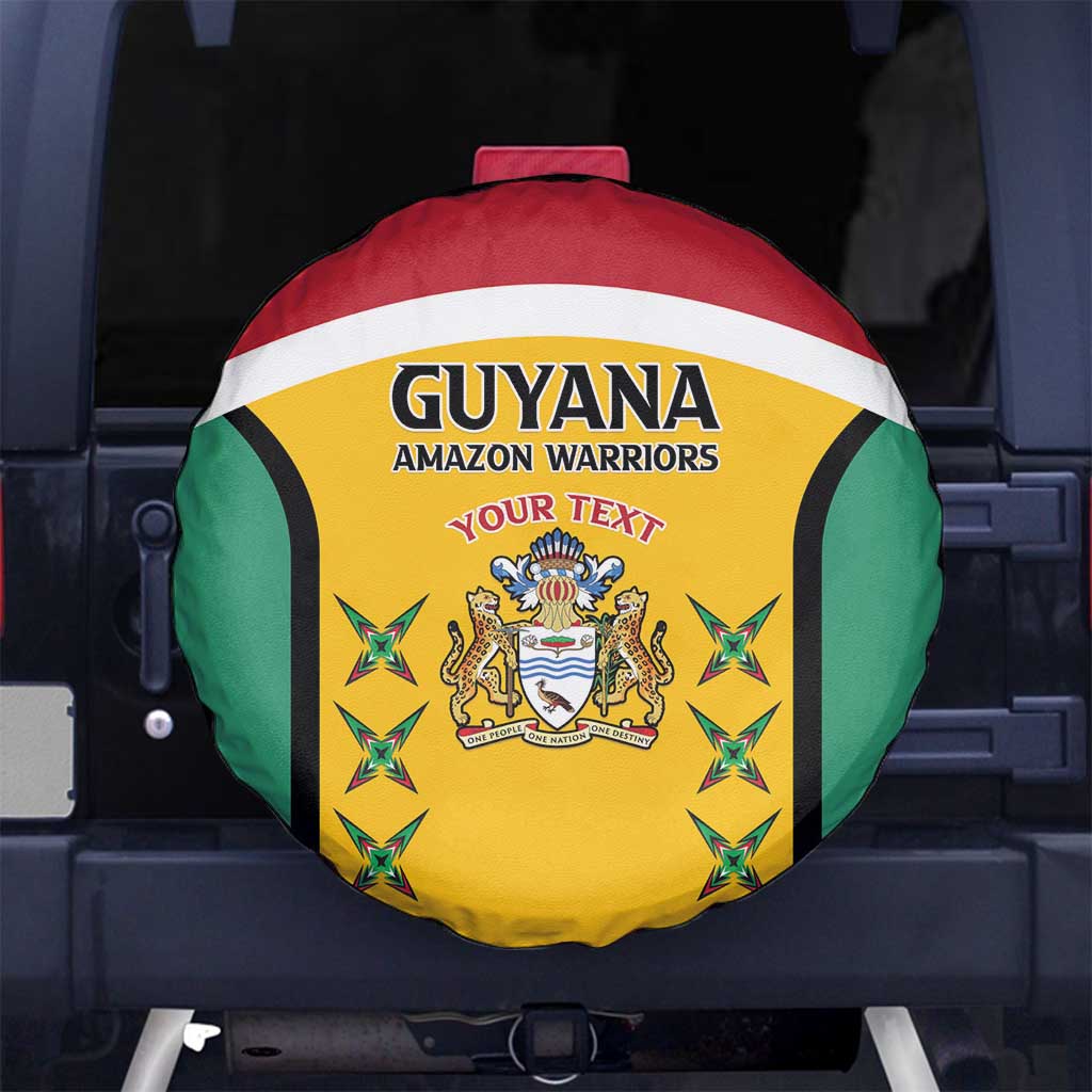 Custom Guyana Cricket Spare Tire Cover Come On Amazon Warriors