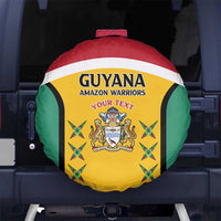 Custom Guyana Cricket Spare Tire Cover Come On Amazon Warriors