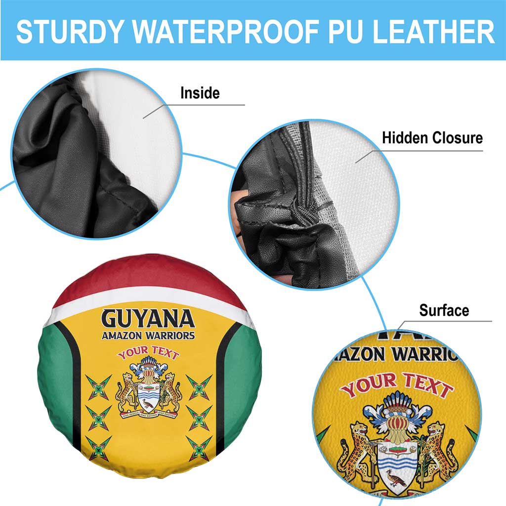 Custom Guyana Cricket Spare Tire Cover Come On Amazon Warriors