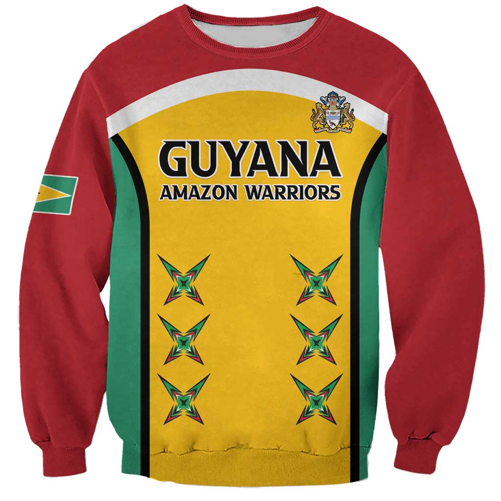 Custom Guyana Cricket Sweatshirt Come On Amazon Warriors