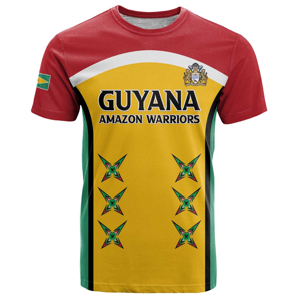 Custom Guyana Cricket T Shirt Come On Amazon Warriors