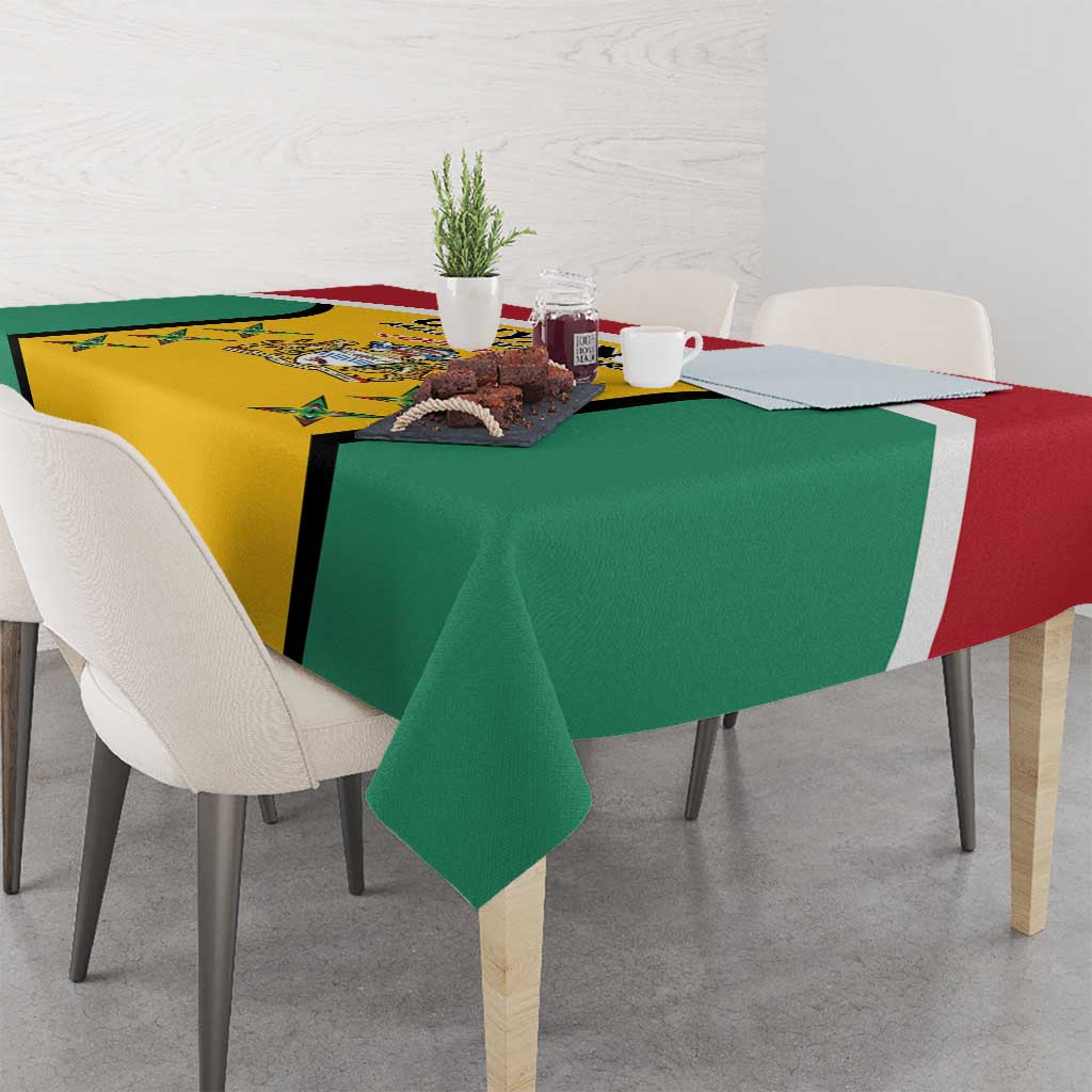 Custom Guyana Cricket Tablecloth Come On Amazon Warriors