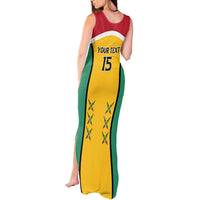 Custom Guyana Cricket Tank Maxi Dress Come On Amazon Warriors