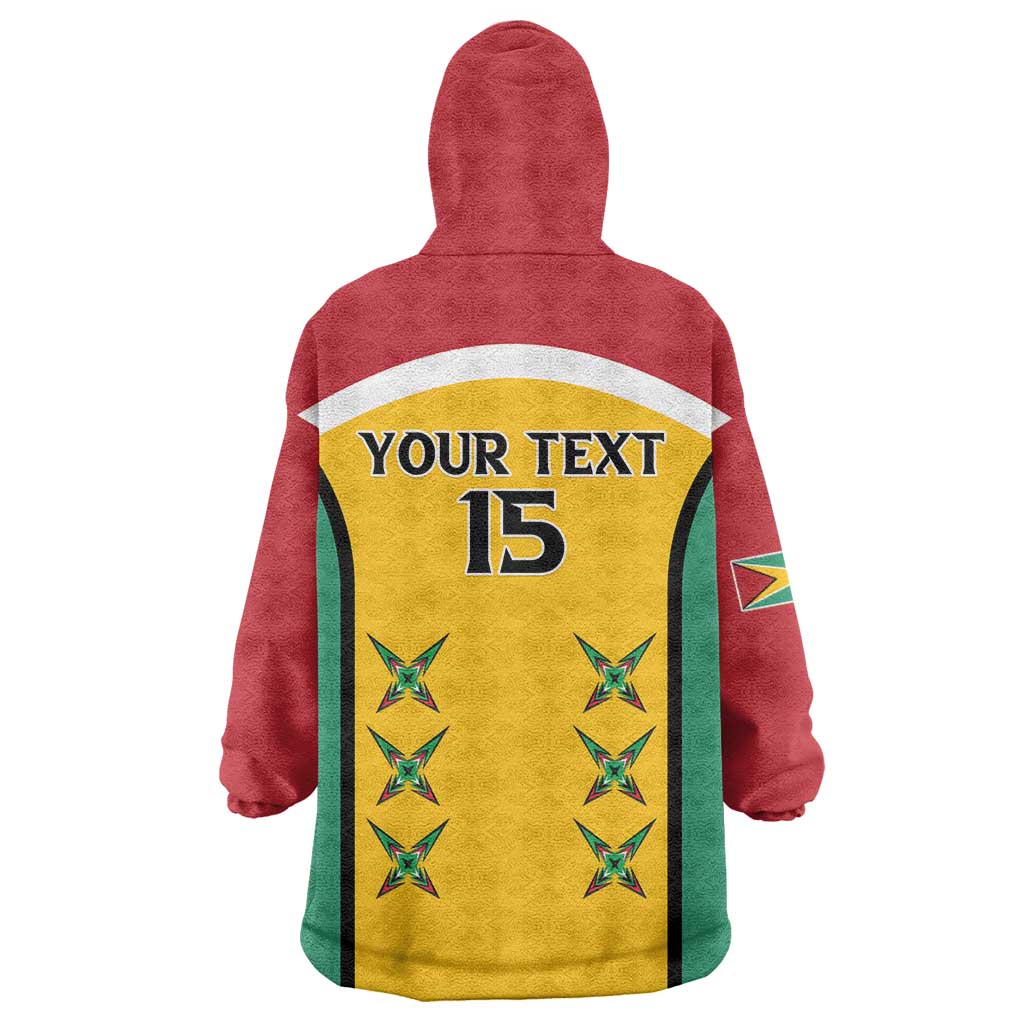 Custom Guyana Cricket Wearable Blanket Hoodie Come On Amazon Warriors