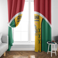 Custom Guyana Cricket Window Curtain Come On Amazon Warriors