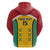 Custom Guyana Cricket Zip Hoodie Come On Amazon Warriors