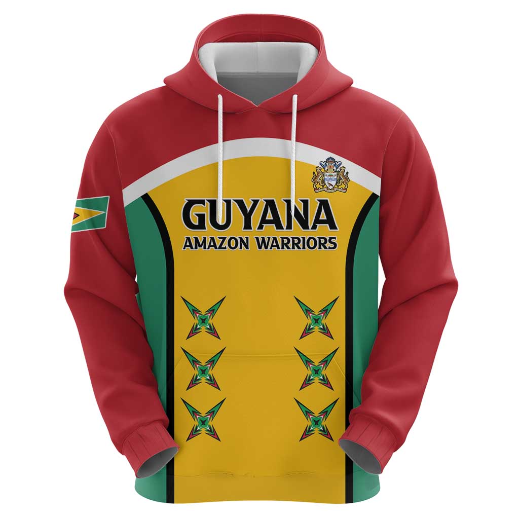 Custom Guyana Cricket Zip Hoodie Come On Amazon Warriors