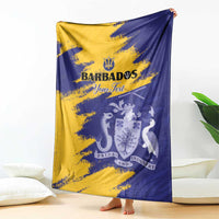 Custom Barbados Royals Cricket Blanket Coat Of Arms Flag Style