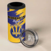 Custom Barbados Royals Cricket 4 in 1 Can Cooler Tumbler Coat Of Arms Flag Style