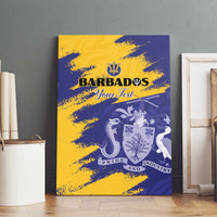 Custom Barbados Royals Cricket Canvas Wall Art Coat Of Arms Flag Style