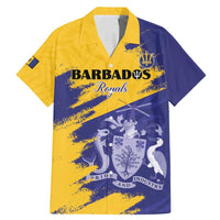 Custom Barbados Royals Cricket Family Matching Mermaid Dress and Hawaiian Shirt Coat Of Arms Flag Style