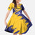 Custom Barbados Royals Cricket Family Matching Puletasi and Hawaiian Shirt Coat Of Arms Flag Style