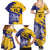 Custom Barbados Royals Cricket Family Matching Summer Maxi Dress and Hawaiian Shirt Coat Of Arms Flag Style