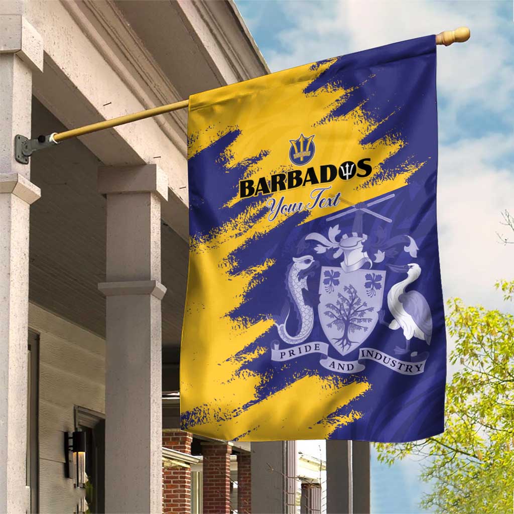Custom Barbados Royals Cricket Garden Flag Coat Of Arms Flag Style