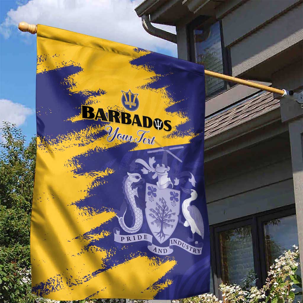 Custom Barbados Royals Cricket Garden Flag Coat Of Arms Flag Style