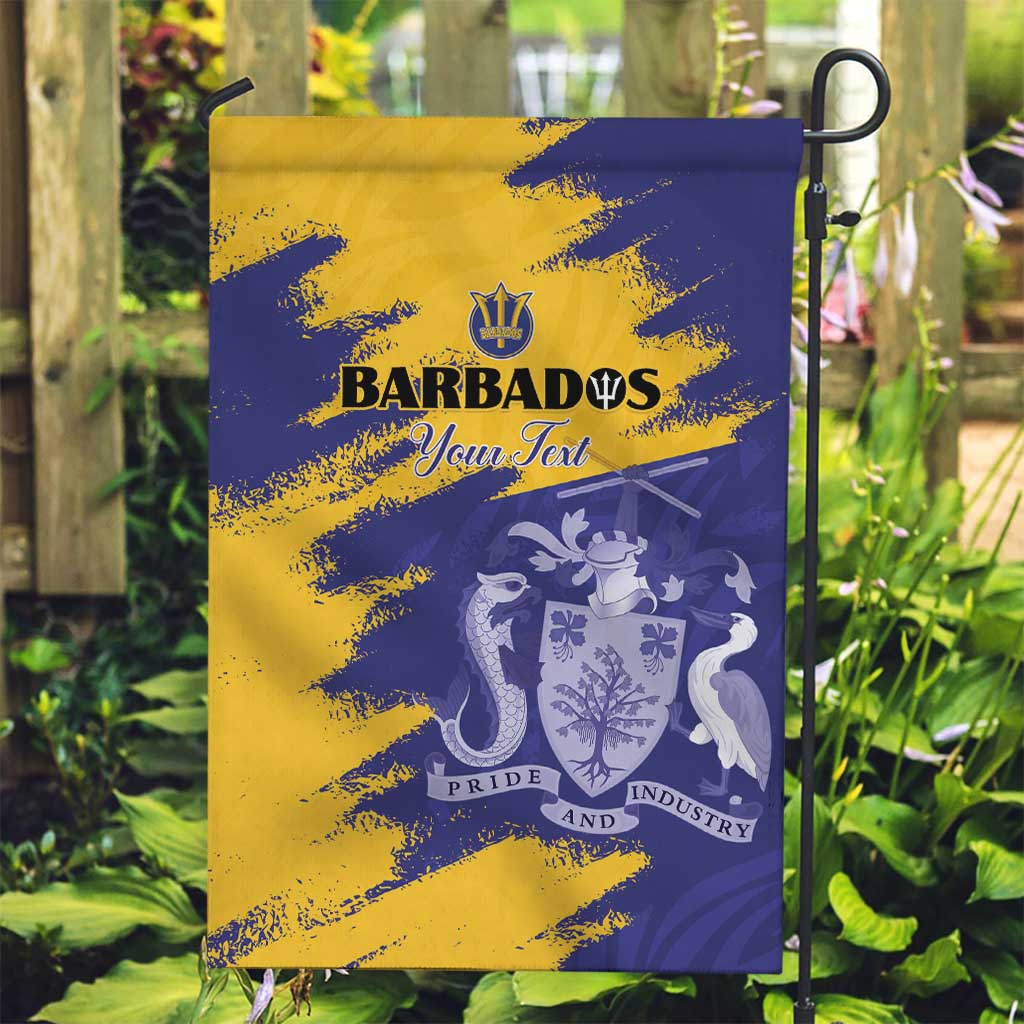 Custom Barbados Royals Cricket Garden Flag Coat Of Arms Flag Style