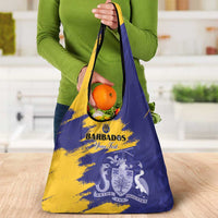 Custom Barbados Royals Cricket Grocery Bag Coat Of Arms Flag Style