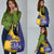 Custom Barbados Royals Cricket Grocery Bag Coat Of Arms Flag Style