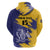 Custom Barbados Royals Cricket Hoodie Coat Of Arms Flag Style