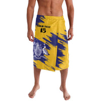 Custom Barbados Royals Cricket Lavalava Coat Of Arms Flag Style