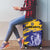 Custom Barbados Royals Cricket Luggage Cover Coat Of Arms Flag Style