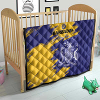 Custom Barbados Royals Cricket Quilt Coat Of Arms Flag Style