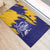 Custom Barbados Royals Cricket Rubber Doormat Coat Of Arms Flag Style