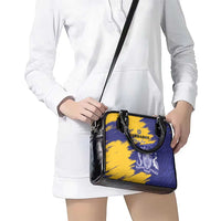 Custom Barbados Royals Cricket Shoulder Handbag Coat Of Arms Flag Style