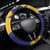 Barbados Royals Cricket Steering Wheel Cover Coat Of Arms Flag Style