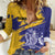 Custom Barbados Royals Cricket Women Casual Shirt Coat Of Arms Flag Style