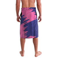 Custom Barbados Royals Cricket Lavalava Coat Of Arms Pink - Blue Color