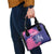 Custom Barbados Royals Cricket Shoulder Handbag Coat Of Arms Pink - Blue Color