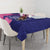 Custom Barbados Royals Cricket Tablecloth Coat Of Arms Pink - Blue Color