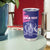 Custom Barbados Royals Cricket Tumbler Cup Coat Of Arms Pink - Blue Color