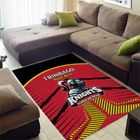 Custom Trinidad and Tobago Cricket Area Rug Wave Yuh Flag - Trinbago Strong