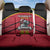 Custom Trinidad and Tobago Cricket Back Car Seat Cover Wave Yuh Flag - Trinbago Strong