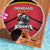 Custom Trinidad and Tobago Cricket Beach Blanket Wave Yuh Flag - Trinbago Strong