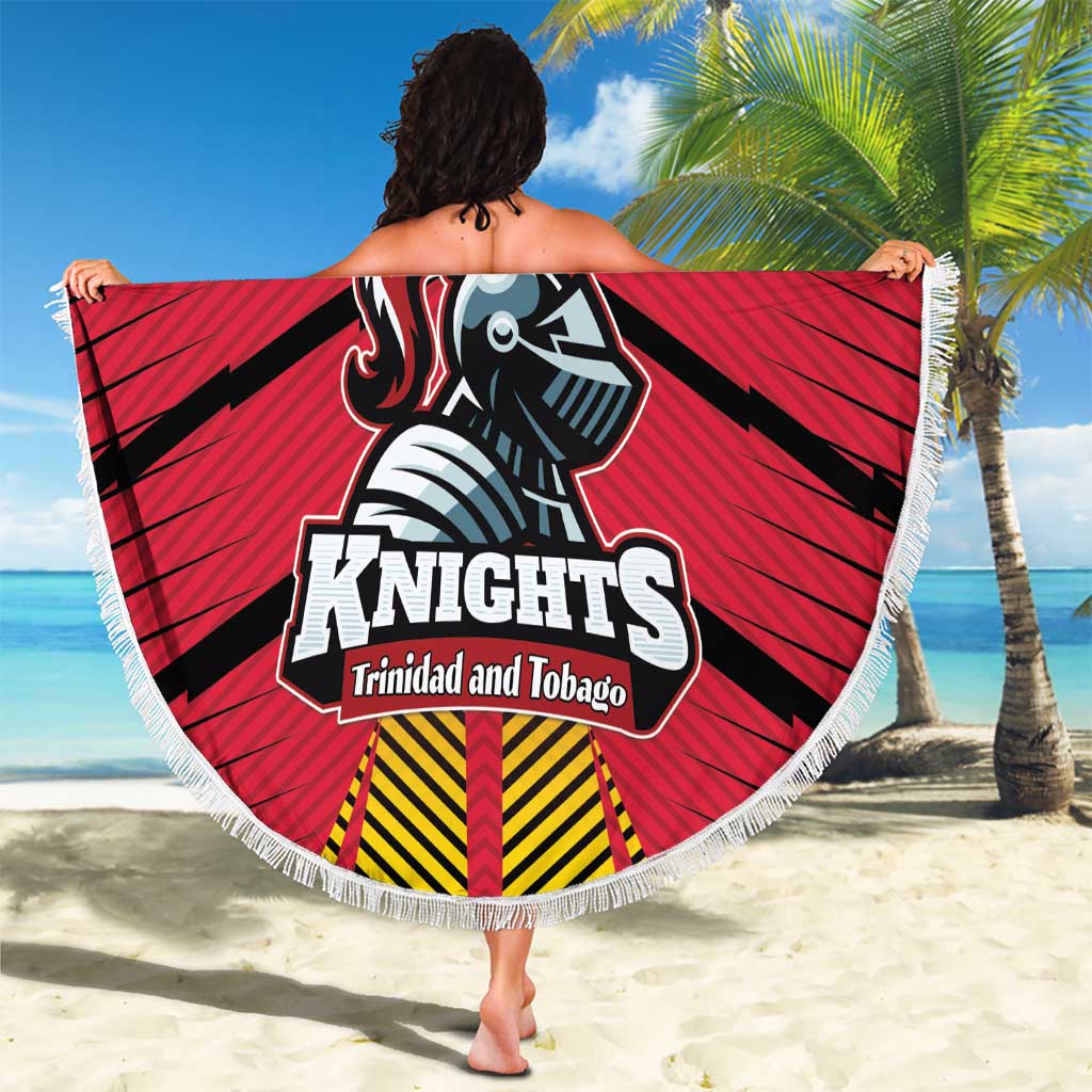 Custom Trinidad and Tobago Cricket Beach Blanket Wave Yuh Flag - Trinbago Strong