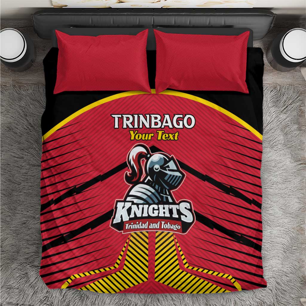 Custom Trinidad and Tobago Cricket Bedding Set Wave Yuh Flag - Trinbago Strong