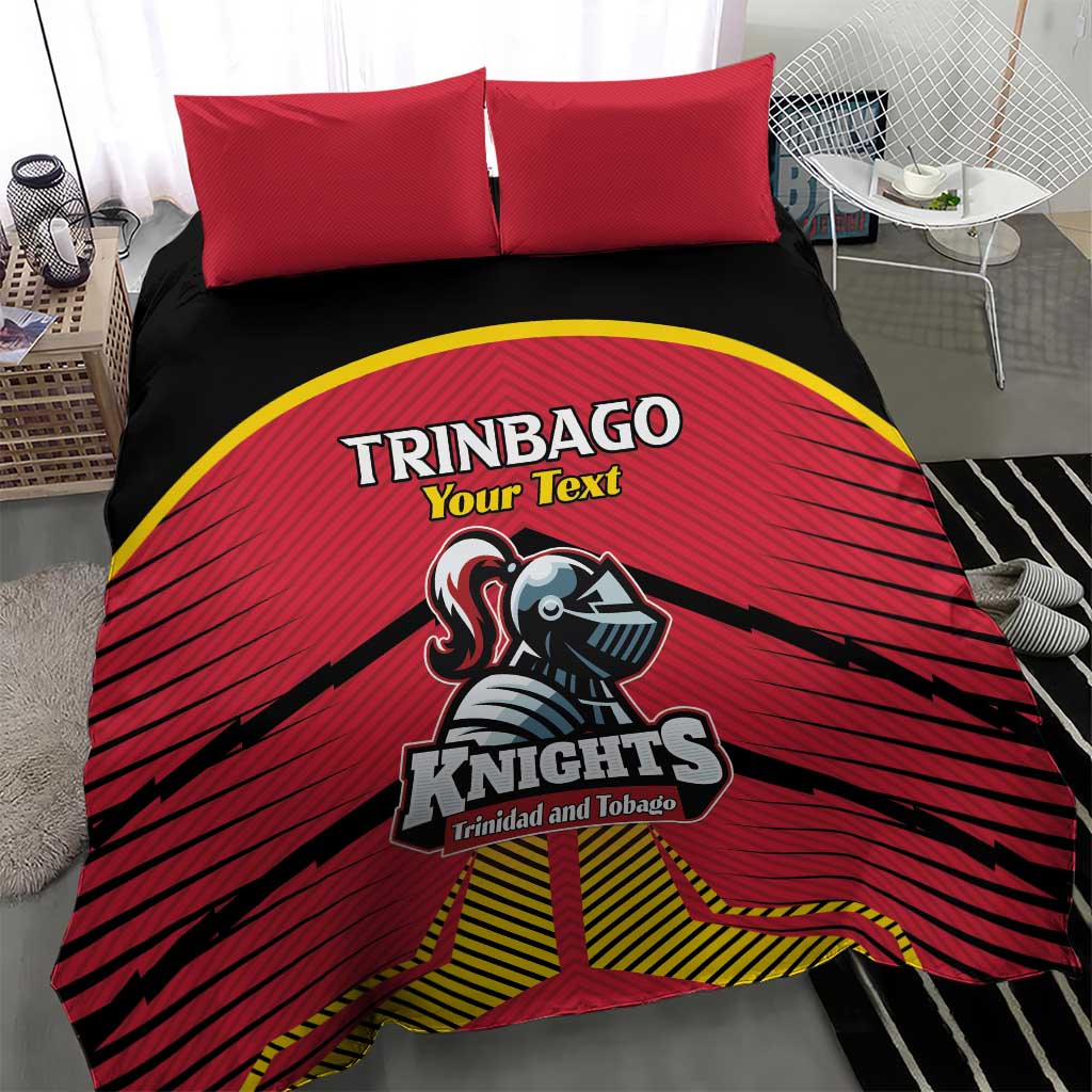 Custom Trinidad and Tobago Cricket Bedding Set Wave Yuh Flag - Trinbago Strong