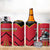 Custom Trinidad and Tobago Cricket 4 in 1 Can Cooler Tumbler Wave Yuh Flag - Trinbago Strong