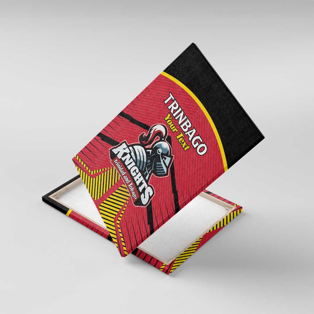 Custom Trinidad and Tobago Cricket Canvas Wall Art Wave Yuh Flag - Trinbago Strong