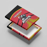 Custom Trinidad and Tobago Cricket Canvas Wall Art Wave Yuh Flag - Trinbago Strong