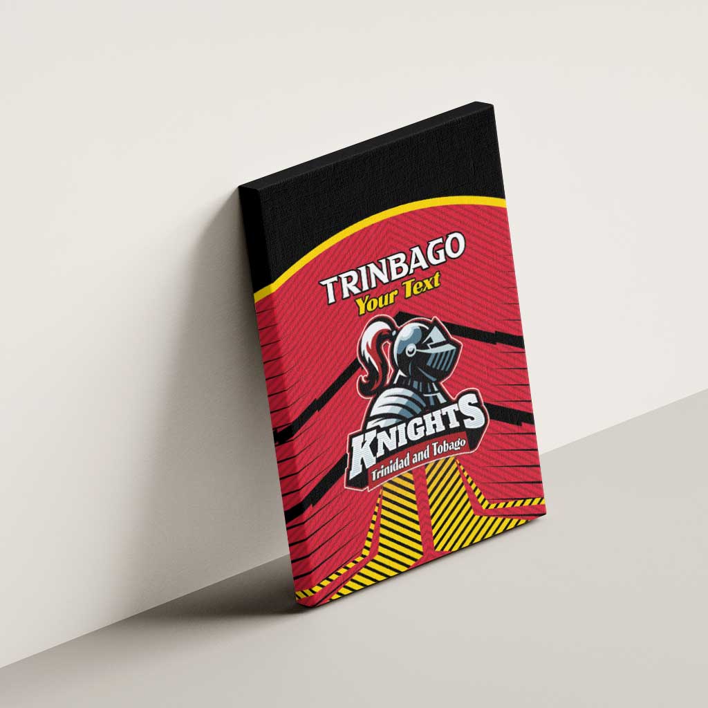 Custom Trinidad and Tobago Cricket Canvas Wall Art Wave Yuh Flag - Trinbago Strong
