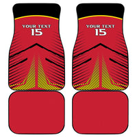 Custom Trinidad and Tobago Cricket Car Mats Wave Yuh Flag - Trinbago Strong